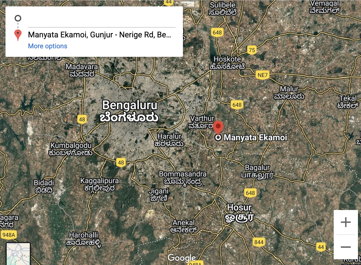  Ekamoi  Location Map